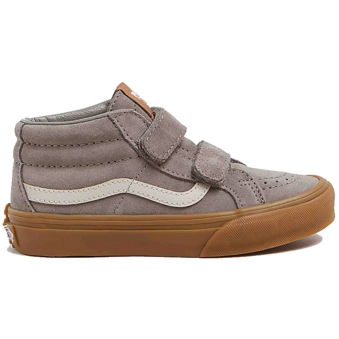 Kids Sk8-Mid Velcro Reissue V Gum Grey