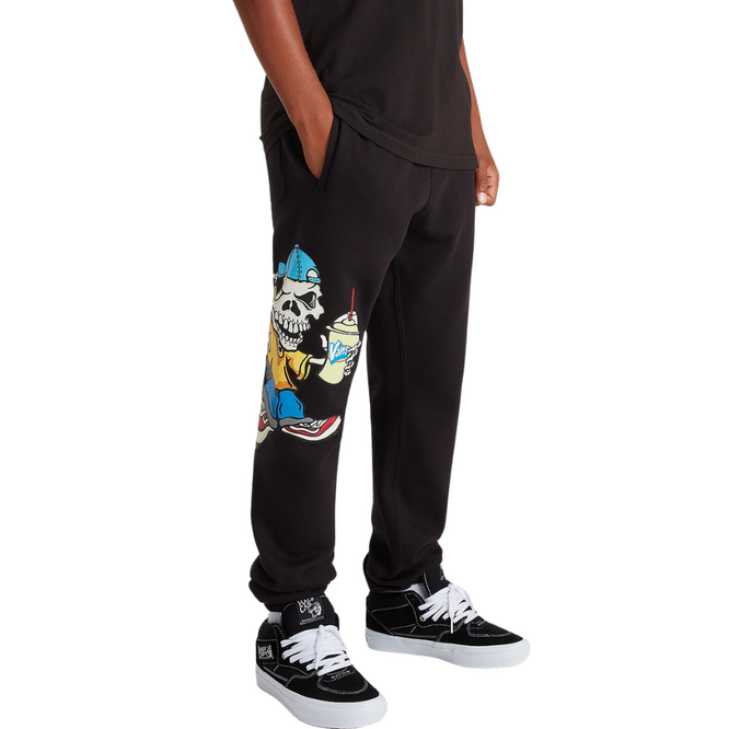 Reggie Fleece Pants Black