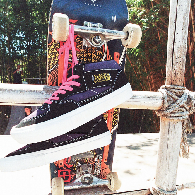 Skate Half Cab Black/Purple