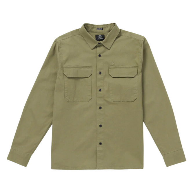 Servicestone Workshirt Longsleeve Shirt Thyme Green