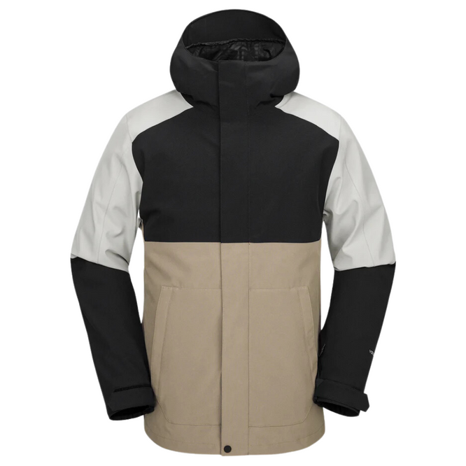 Brighton Full Zip Snowboard Jacket Chestnut Brown