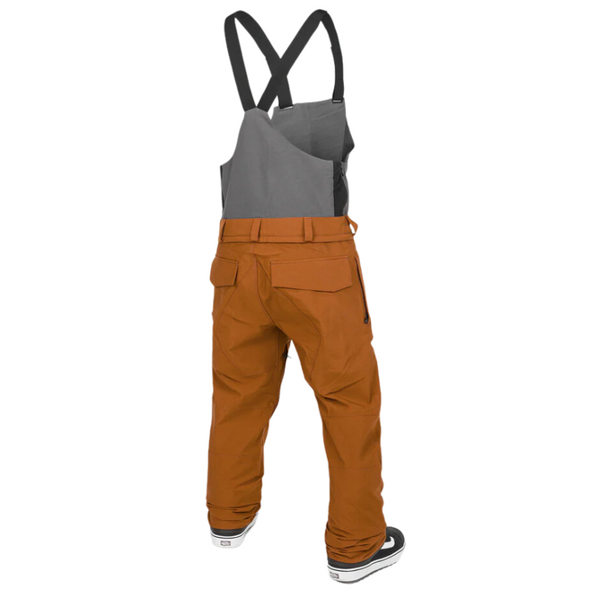 Roan Snowboard Bib Overall Caramel