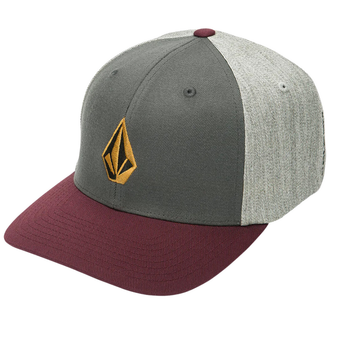 Full Stone Heather Flexfit Cap Merlot