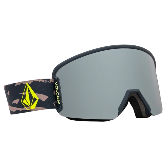 Garden 2 Camo + Silver Chrome Lens Snowboard Goggles