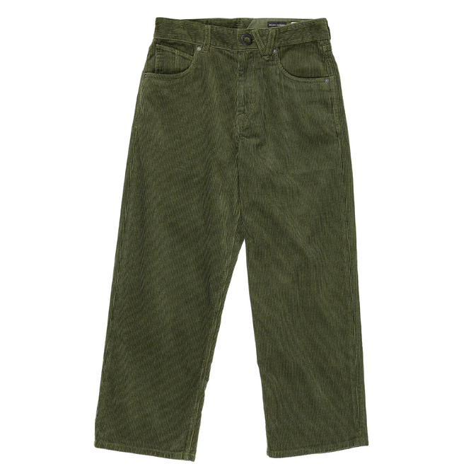 Kids Billow Cord Pants Squadron Green