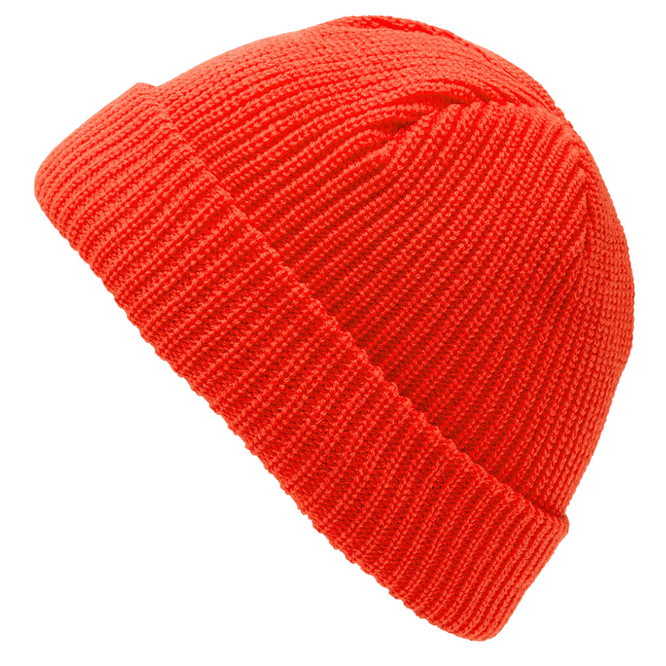 Kids Full Stone Beanie Bright Red