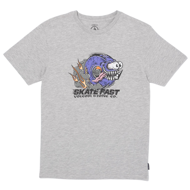 Kids Skate Fast T-Shirt Heather Grey