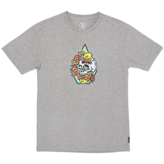 Kids Skullskate T-shirt Heather Grey