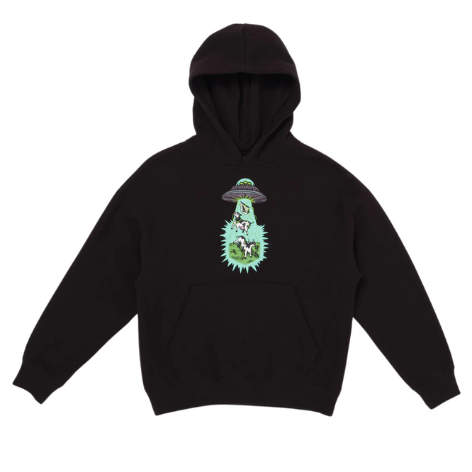 Kids Udder Space Hoodie Black