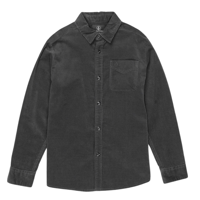 Kids Zander Shirt Asphalt Black