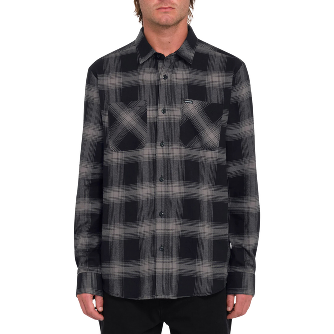 Netastone Flannel Shirt Black