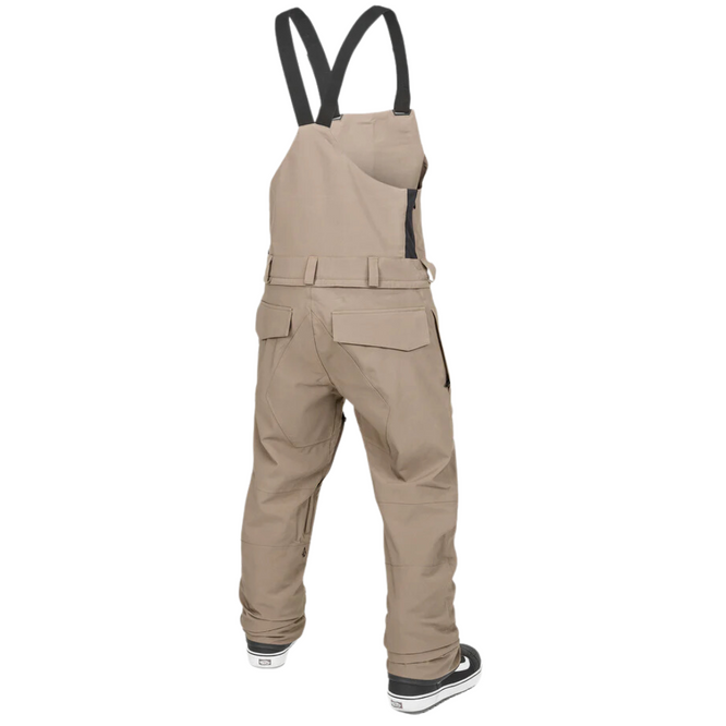 Roan Snowboard Bib Overall Chestnut Brown