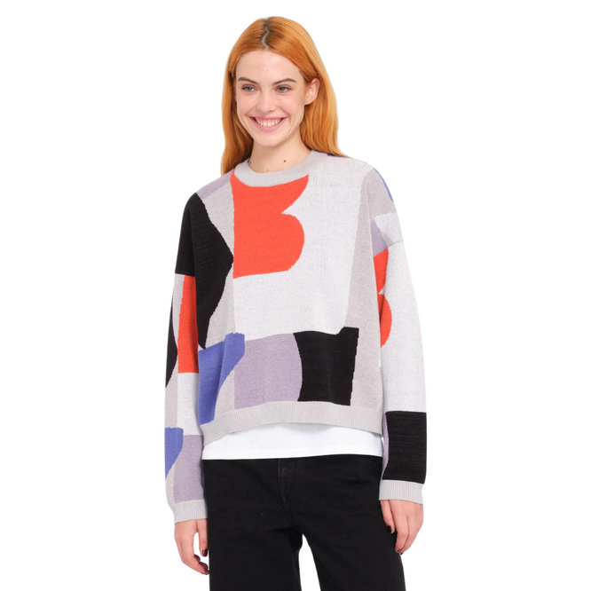 Womens Abstrackom Sweater Multi