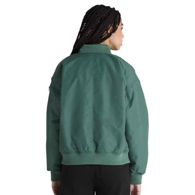 Womens Bennett Bomber Jacket Dark Forest